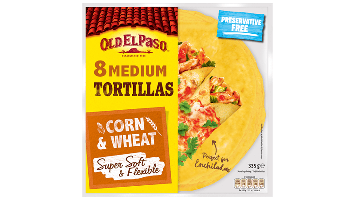 Supersoft Corn & Wheat Tortillas Produkter Old El Paso